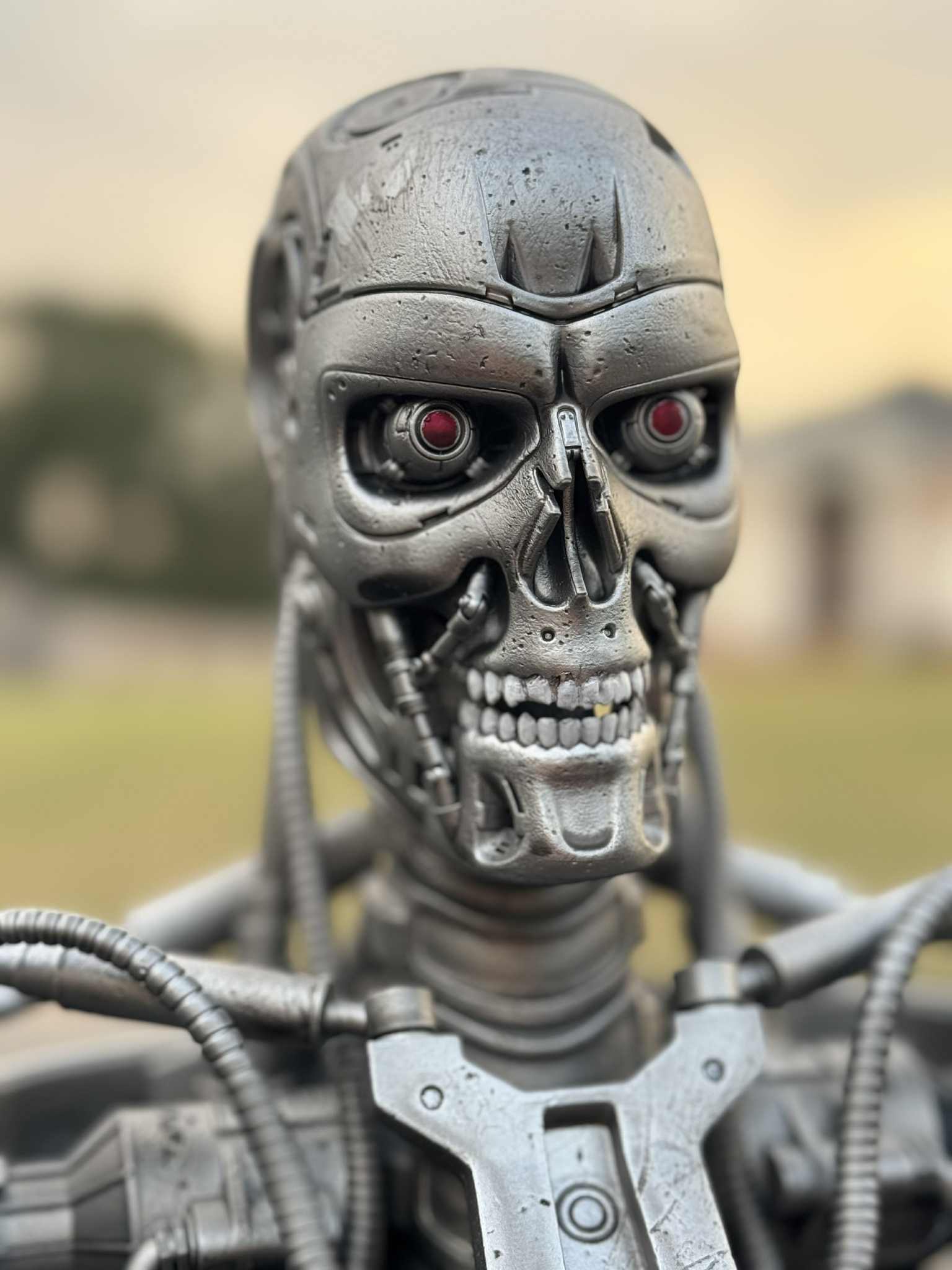 8k Resin 3D Printed T - 800 Bust