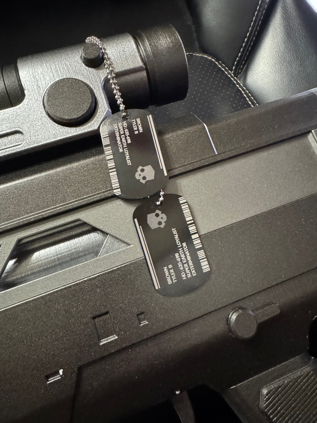 Helldiver 2 Inspired Dog Tags