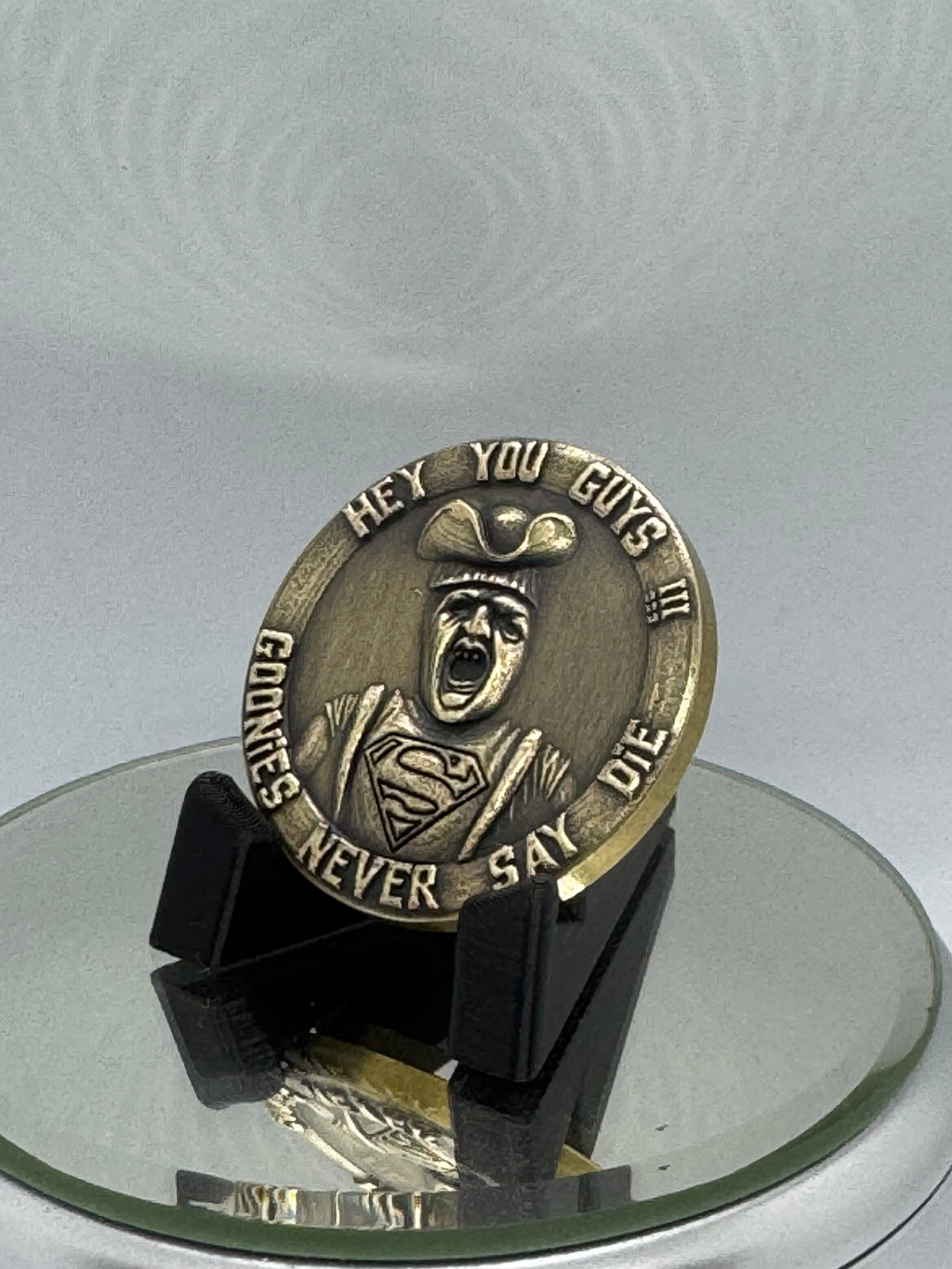 EDC Brass Goonies Inspired Worry Coin With FREE Personalized Inscription