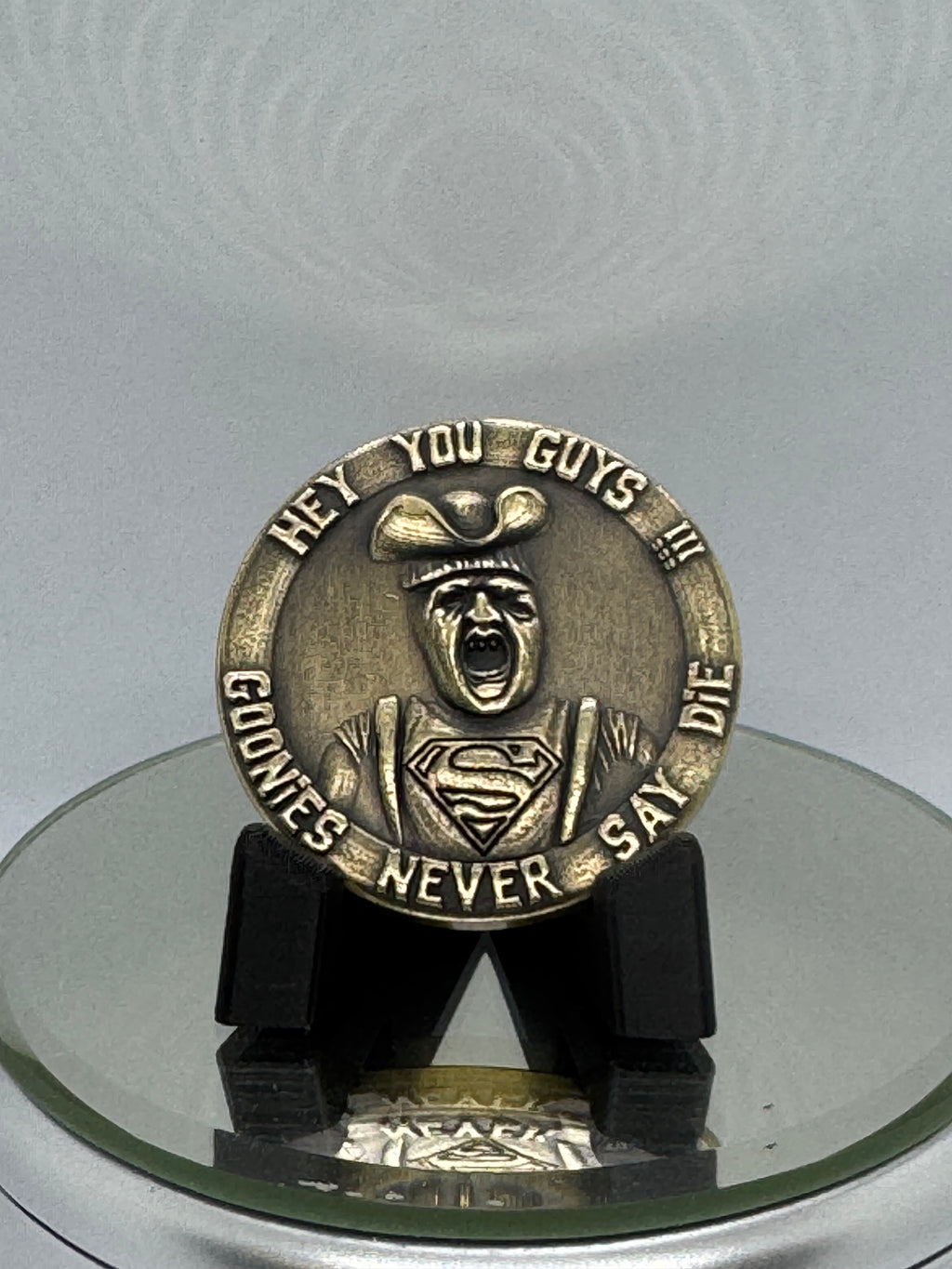 EDC Brass Goonies Inspired Worry Coin With FREE Personalized Inscription