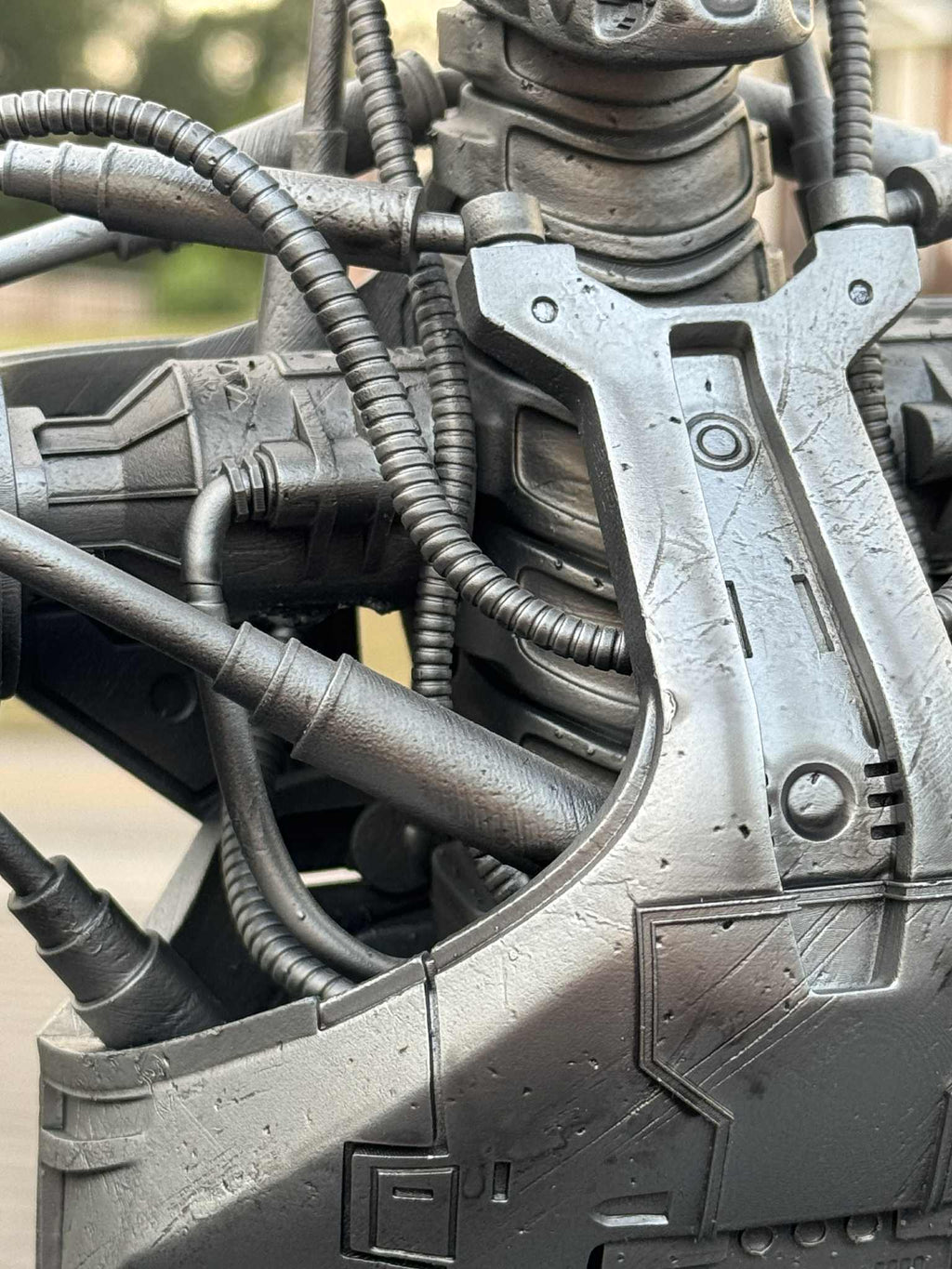 8k Resin 3D Printed T - 800 Bust