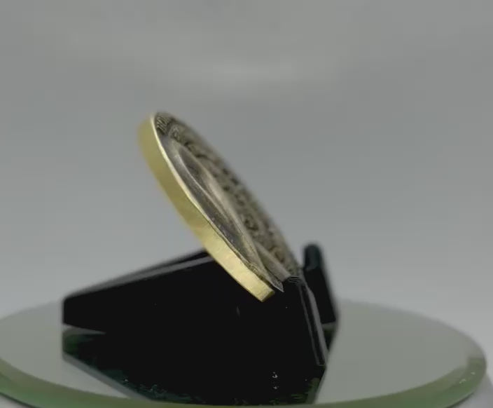 EDC Solid Brass Cancer Survivor worry coin with your free personalized inscription on the back