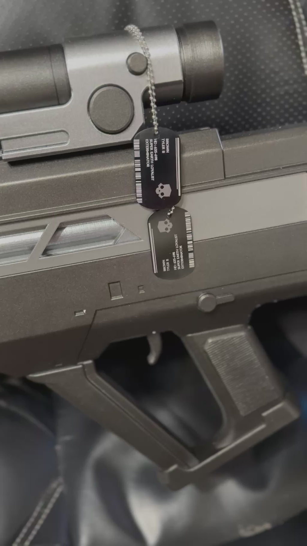 Helldiver 2 Inspired Dog Tags