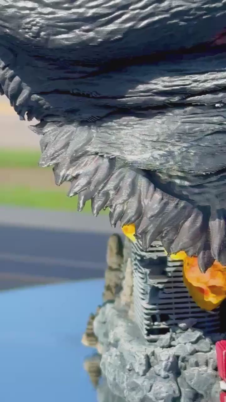 FDM 3D printed and custom hand painted King Kong bust.